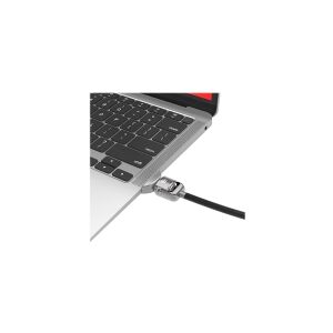 Compulocks Group Compulocks MacBook Air 2019-2022 Lock Adapter With Keyed Lock - Sikkerhedskabelslås - sølv - for MacBook Air 13,3