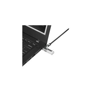 Lenovo Kensington NanoSaver Combination - Sikkerhedskabelslås - sort - for ThinkCentre M75t Gen 2  ThinkPad L13 Yoga Gen 3  T14s Gen 3  X13 Gen 3