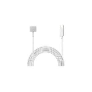 CoreParts - Strømkabel - 24 pin USB-C (han) til MagSafe 2 (han) - 1.8 m - hvid