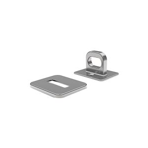 Compulocks Group Compulocks Ledge Lock Adapter for MacBook Pro 16 (2019) with Keyed Cable Lock - Adapter til låsning af slot for sikkerhed - sølv - med kabellås med nøgle - for Apple MacBook Pro 16 (Late 2019)