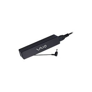 Sony VGP-AC19V30 - Strømforsyningsadapter - AC 100-240 V - sort - for VAIO E Series VPCEA2JFX/W  VAIO Y Series VPCY218  VAIO Z Series VPCZ112, VPCZ12