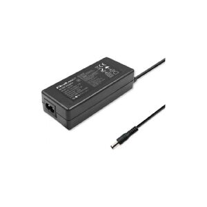 Qoltec Monolith - Strømforsyningsadapter - 12V, 5A, plug 5.5x2.5, with power cable - AC 220 - 240 V - 60 Watt - sort