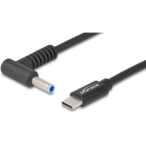 DeLOCK Hp Opladerkabel Dc 4.5 X 3.0 Til Usb-C - 20v/3a - 1.5 M