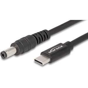 Delock Opladerkabel Dc 5.5 X 2.1 Til Usb-C - 20v/3a - 1.5 M