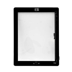 G-Sp iPad 4 Glas med Touchskärm med Hemknapp OEM - Svart Black