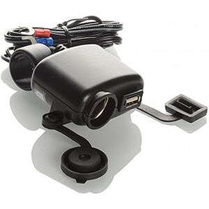 Booster USB+DC12/24V Fuente de alimentación - Negro (un tamaño)