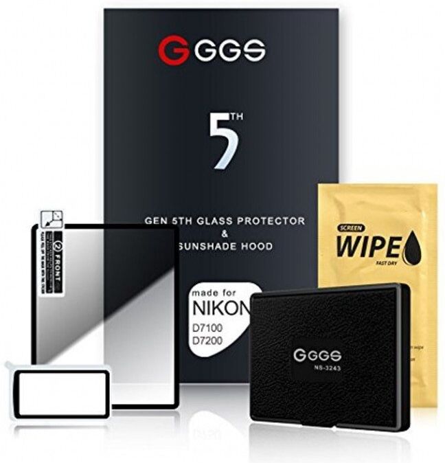 GGS LARMOR Ggs 5th Protector De Pantalla & Parasol Para Nikon D750