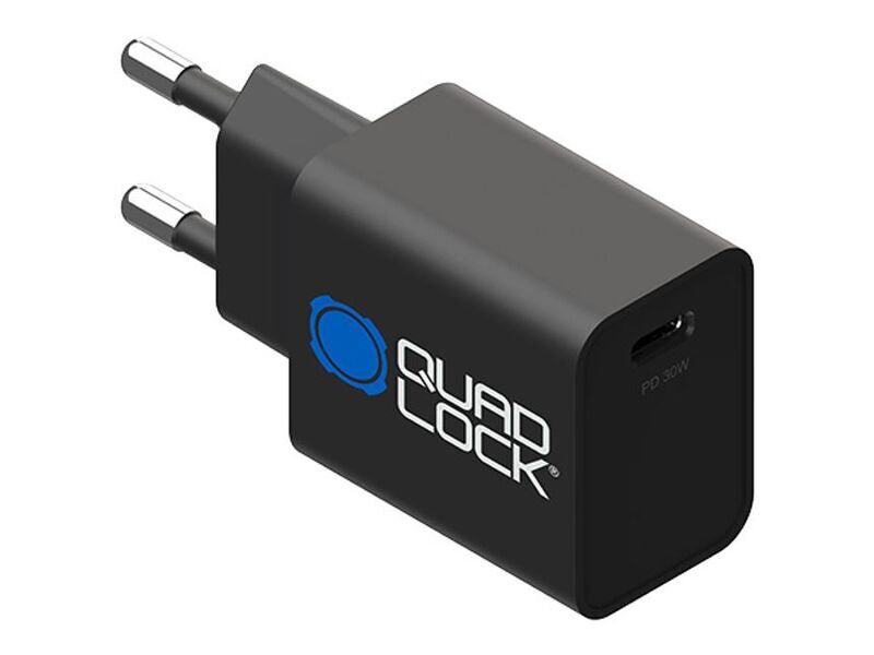 Quad Lock Adaptador de corriente estándar de 30 W Puerto USB tipo C de la UE -
