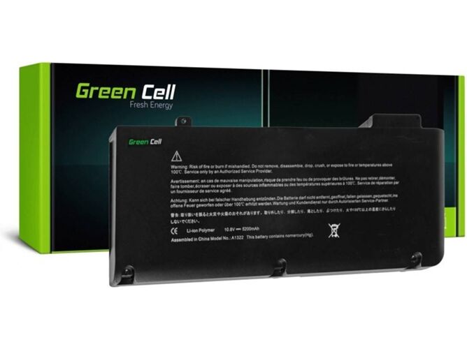 GREEN CELL Batería para Portátil Apple A1322 MacBook Pro 13 A1278 2009-2012