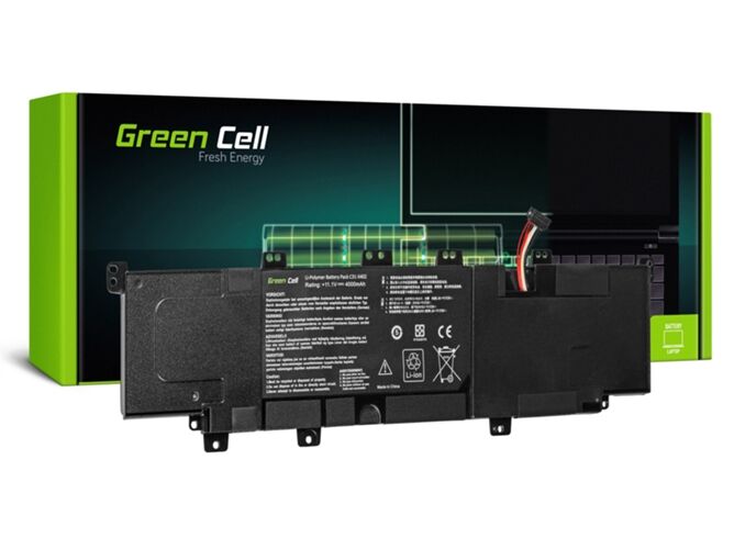 GREEN CELL Batería para Portátil Green Cell Asus S300 S300C S300CA S400 S400C S400CA X402 X402CA X402C