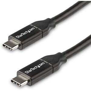 StarTech.com Câble USB-C vers USB-C avec Power Delivery 5A de 50 cm Cordon USB 2.0 Type-C certifié USB-IF Noir (USB2C5C50CM) - Publicité