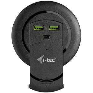 i-tec Built-in Desktop Fast Charger, USB-C PD 3.0 + 3x USB 3.0 QC3.0, 96 W