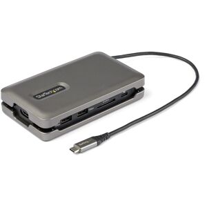 StarTech.com Adaptateur Multiport USB-C 6 en 1 - USB Type-C vers 4K 60Hz HDMI 2.0 - 100W Power Delivery Pass-trough - SD/Micro SD - Hub Convertisse...