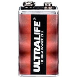 MONACOR ULTRALIFE Batterie 9 V au lithium, 