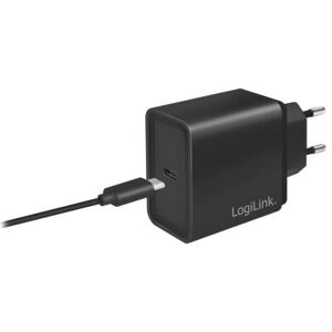 LogiLink Chargeur secteur USB, 1x USB-C PD, 18 watt, noir