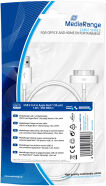 Diversen MediaRange USB 2.0 Charge/Sync cable, 30-pin, 1.0m, white