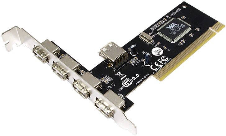 Logilink Scheda PCI 4+1 porte USB 2.0