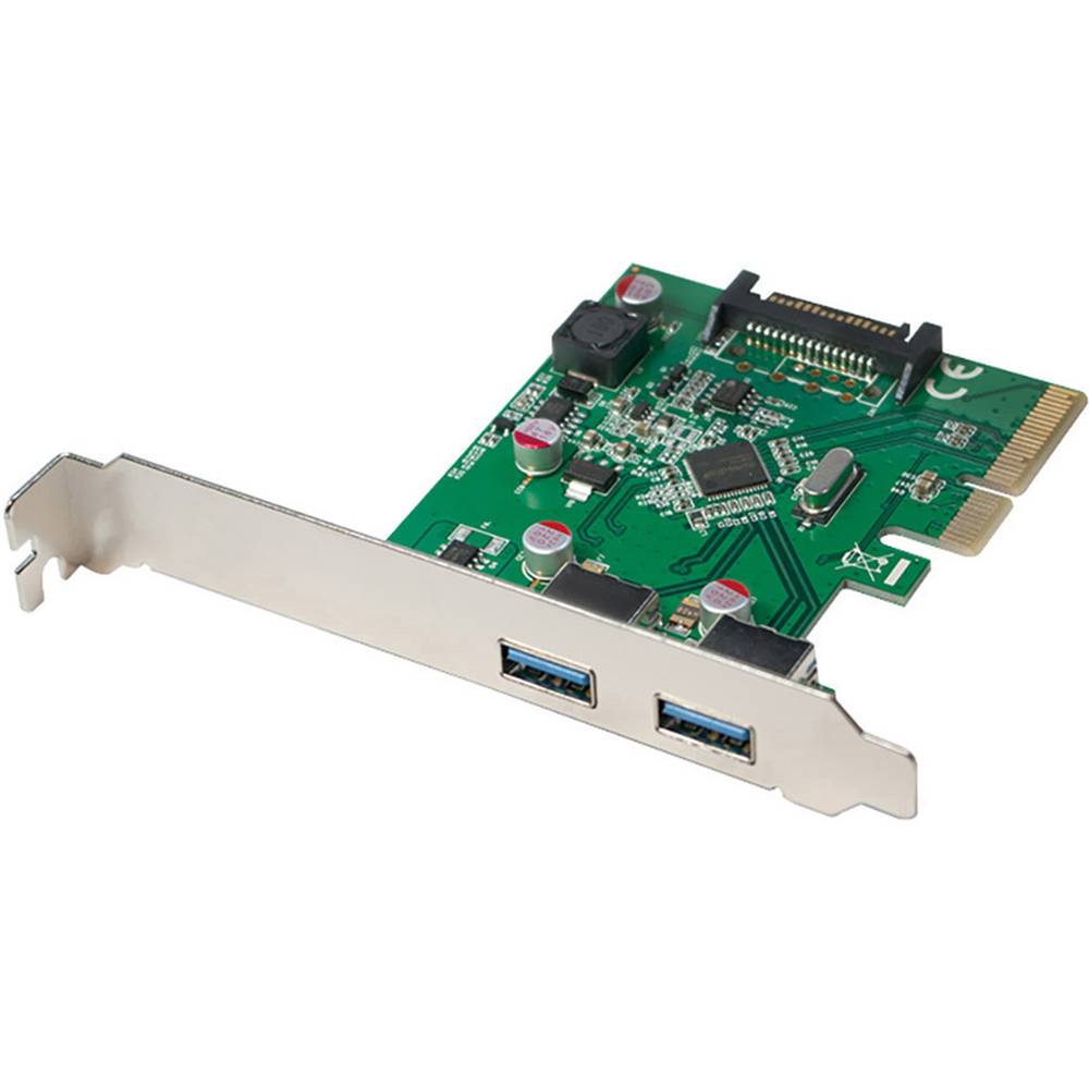 Logilink Scheda PCI Express 2 Porte USB3.1