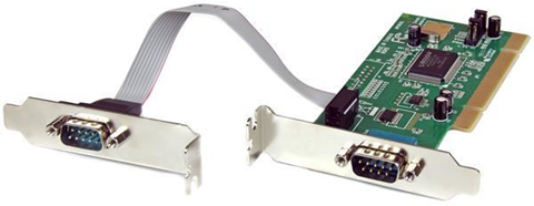 StarTech.com Scheda seriale PCI RS232 a 2 porta con 16550 UART