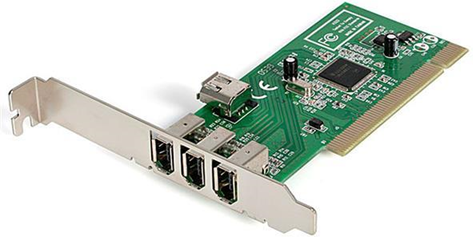 StarTech.com Scheda adattatore FireWire 1394a PCI a 4 porte - 1 interna 3 esterne