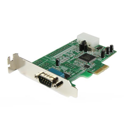 StarTech.com Scheda PCI Express seriale nativa basso profilo a 1 porta RS-232 con 16550 UART