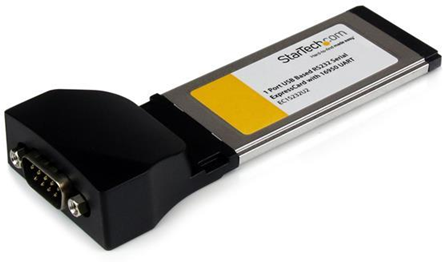 StarTech.com Scheda adattatore seriale DB9 ExpressCard a 1 porta a RS232 con 16950 UART - Basata su USB