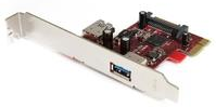 StarTech.com Scheda PCI Express SuperSpeed USB 3.0 a 2 porte con supporto UASP - 1 interna 1 esterna