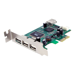 Startech Scheda PCI .com scheda pci express basso prfilo con 4 porte usb 2.0 ad alta veloci