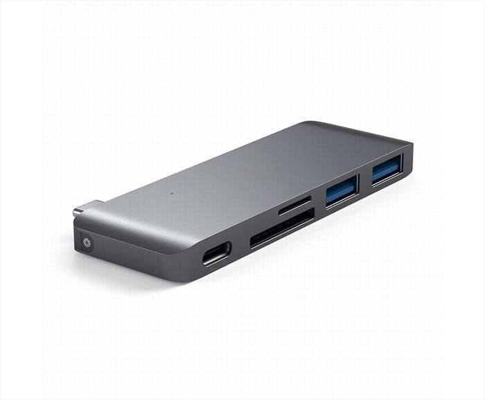 SATECHI Hub Usb-c Con Card Reader-grigio