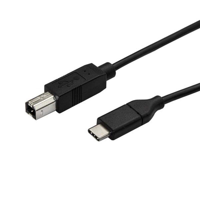 Startech cabo de impressora usb-c para usb-b 3m preto