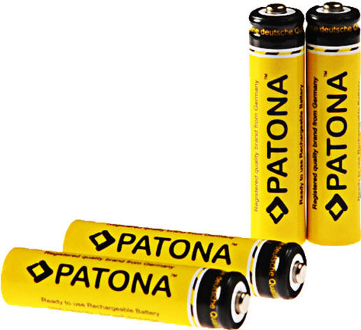 PATONA 4x Pilhas Recarreg�veis AAA LR3 900mAh