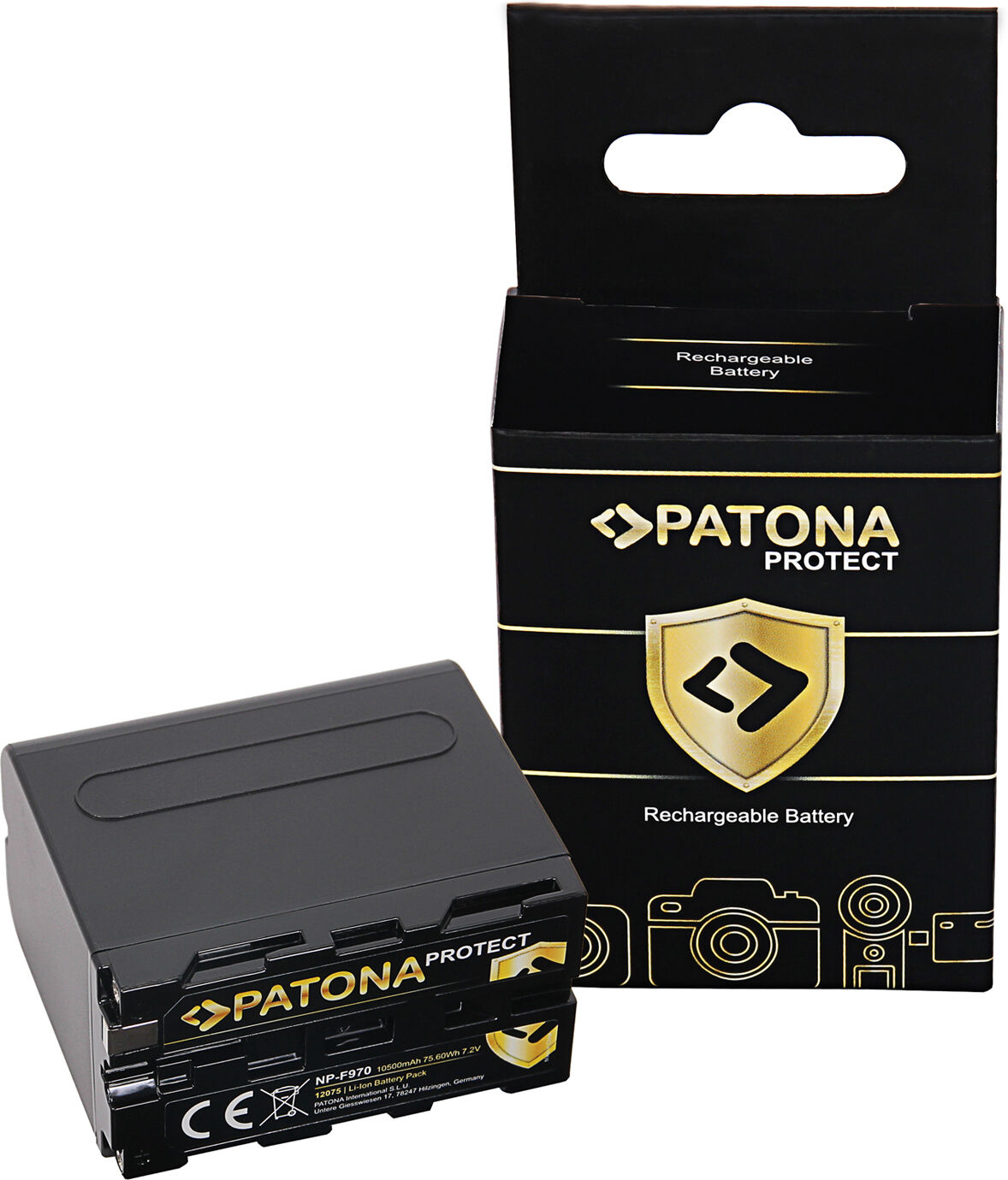 PATONA Protect Bateria Sony NP-F970 (10500mAh)