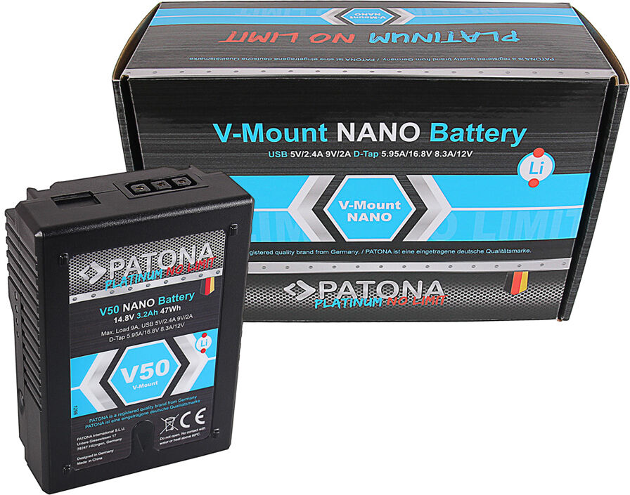 PATONA Platinum NANO V-Mount 47 Wh Sony