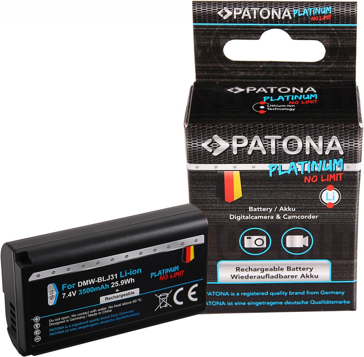 PATONA Bateria Panasonic DMW-BLJ31 (3500mAh)