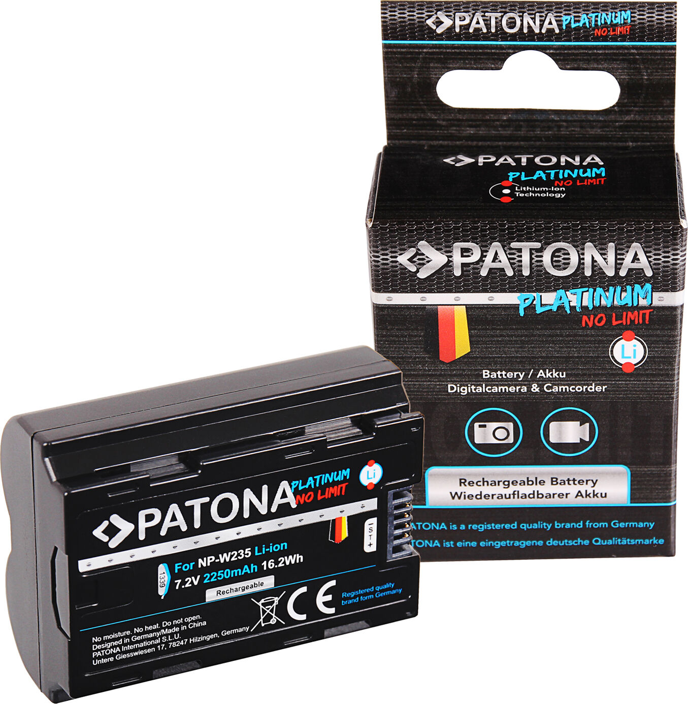 PATONA Bateria Fujifilm NP-W235 (2250mAh)