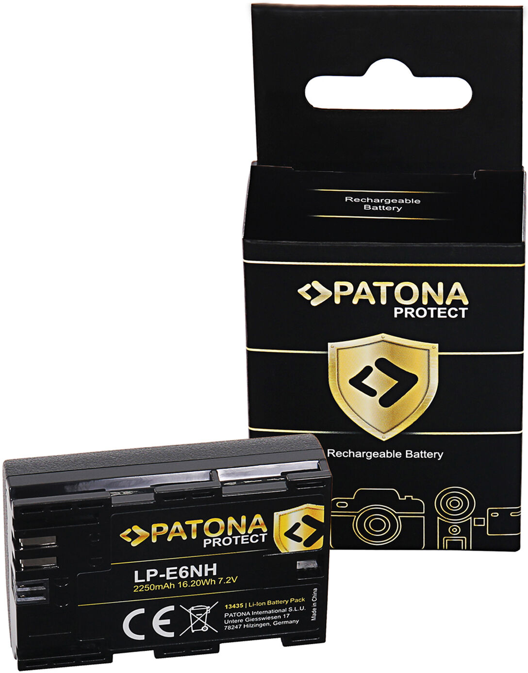 PATONA Protect Bateria Canon LP-E6NH (2250mAh)