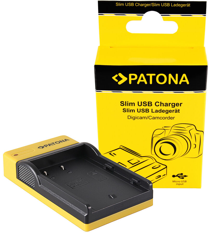 PATONA Carregador USB para Panasonic DMW-BLF19E