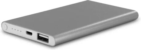 Muvit Powerbank (3000 mAh - 1 USB - 1 Micro-USB - Prateado)