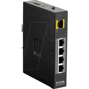 D-LINK 100G5PSW - Switch, 4-Port, Gigabit Ethernet, PoE, 1x SFP