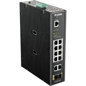 D-LINK 200G12PS - Switch, 10-Port, Gigabit Ethernet, 2x PoE, 2x SFP