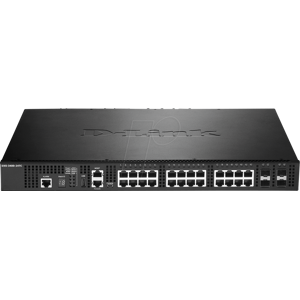 D-LINK DXS3424TC - Switch, 24-Port, 10 Gigabit Ethernet, RJ45/SFP+