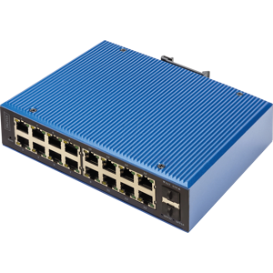 Digitus DIGI DN-651159 - Switch, 18-Port, Gigabit Ethernet, SFP, PoE+