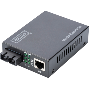 DIGITUS DN821211 - Medienkonverter, Gigabit Ethernet, RJ45 / SC Duplex