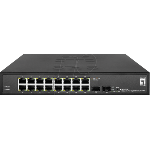 LEVELONE GES2118 - Switch, 18-Port, Gigabit Ethernet, SFP