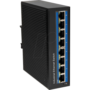 LOGILINK NS201P - Switch, 8-Port, Fast Ethernet, PoE