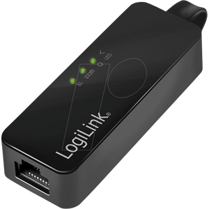 LOGILINK UA0184A - Netzwerkkarte, USB 3.0, Gigabit Ethernet, 1x RJ45