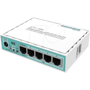 MIKROTIK MTK HEX - hEX mit Dual Core 880 MHz CPU, 256 MB RAM, 5x Gbit LAN