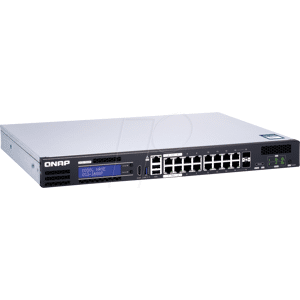 QNAP QGD-1600P4G - Switch, 16-Port, Gigabit Ethernet, PoE++, RJ45/SFP