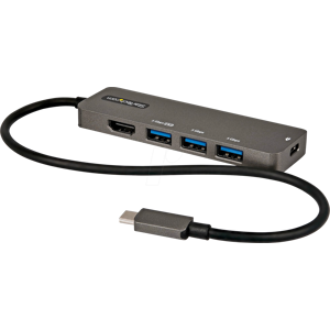 StarTech.com ST DKT30CHPD3 - USB-Hub 3.0 Typ-C, 3x USB-A,  1x HDMI, 4K 60Hz, PD 100 W