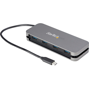StarTech.com ST HB30CM4AB - USB 3.0 Hub 4 Port, 4x USB-A, grau